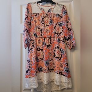 Sequin hearts girls dress